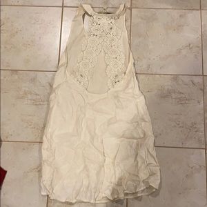 Stone cold fox tank dress with lace back